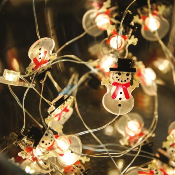 DekorTrend Fairy lights LED lampice sneško 20 kom toplo bele KDE 322-1